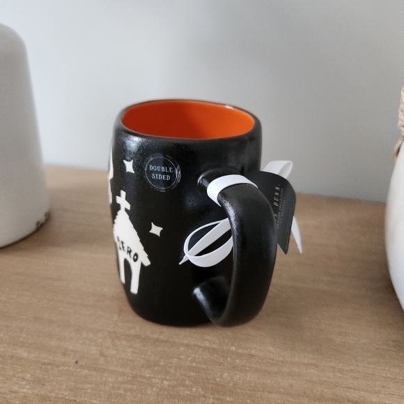 Rae Dunn Nightmare Before Christmas Zero Black and Orange Mug - Picture 5 of 8